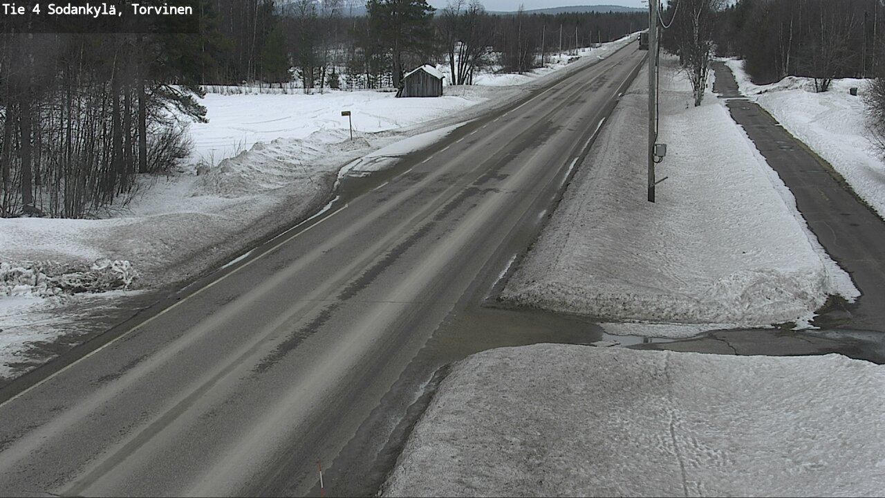 Weather Camera Image Väg 4 Sodankylä, Torvinen, Sodankylä, Lappi