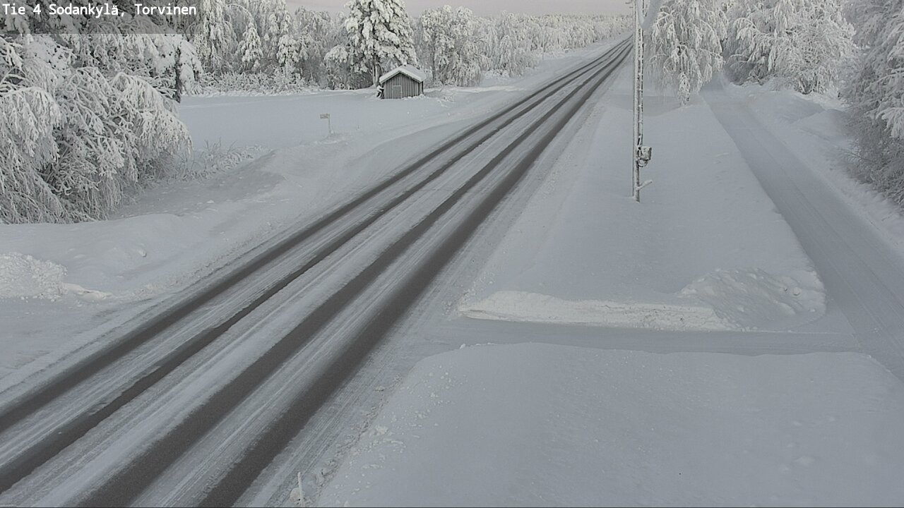 Weather Camera Image Väg 4 Sodankylä, Torvinen, Sodankylä, Lappi