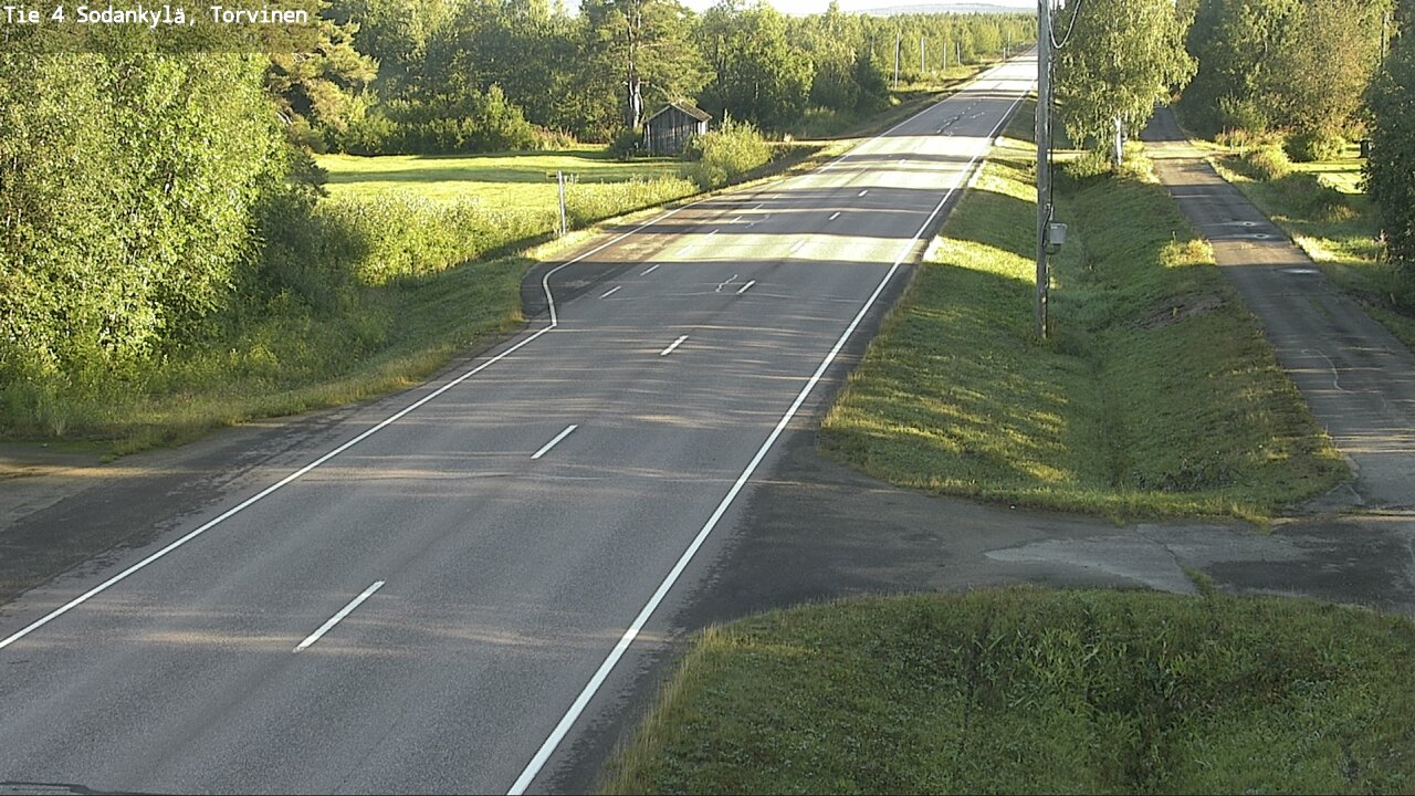 Weather Camera Image Road 4 Sodankylä, Torvinen, Sodankylä, Lappi
