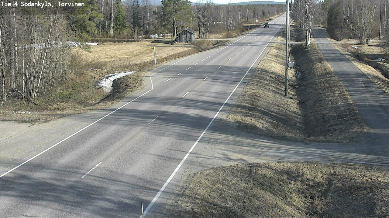 Weather Camera Image Road 4 Sodankylä, Torvinen, Sodankylä, Lappi