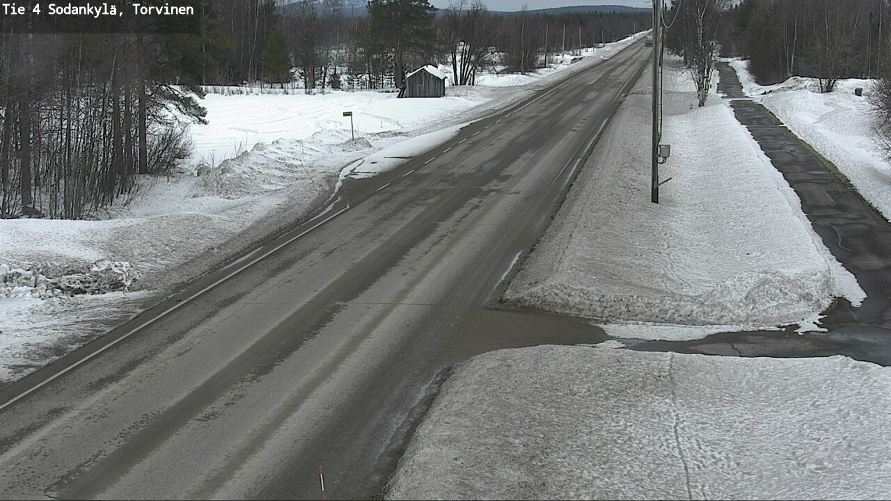 Weather Camera Image Väg 4 Sodankylä, Torvinen, Sodankylä, Lappi