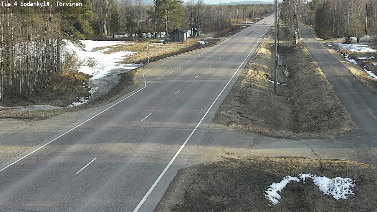 Weather Camera Image Road 4 Sodankylä, Torvinen, Sodankylä, Lappi