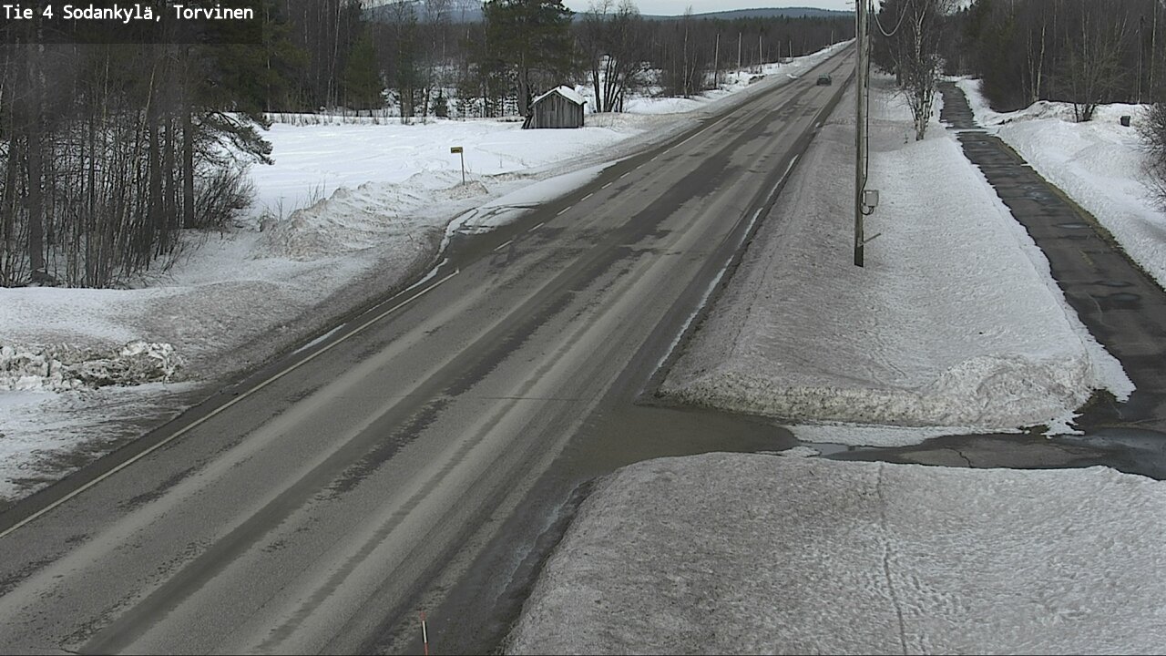 Weather Camera Image Väg 4 Sodankylä, Torvinen, Sodankylä, Lappi
