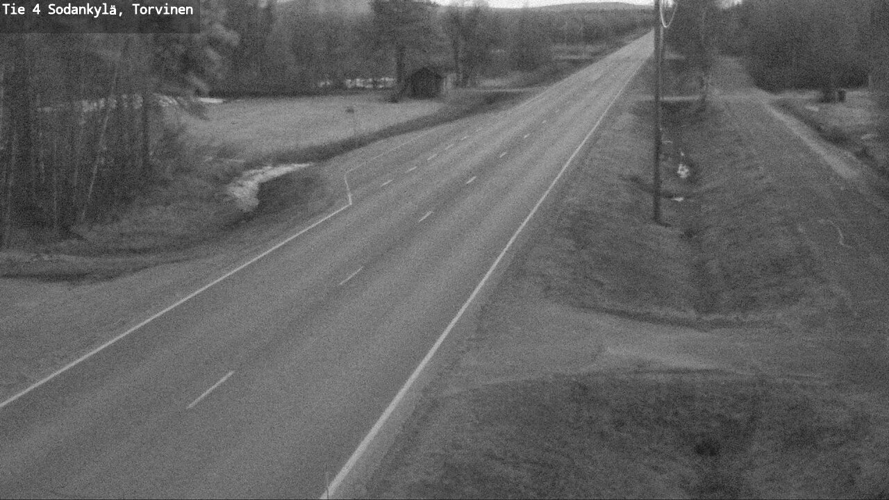 Weather Camera Image Road 4 Sodankylä, Torvinen, Sodankylä, Lappi