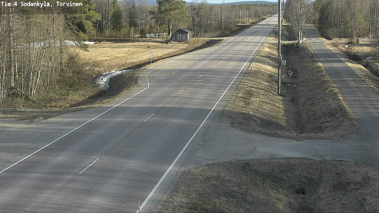 Weather Camera Image Road 4 Sodankylä, Torvinen, Sodankylä, Lappi