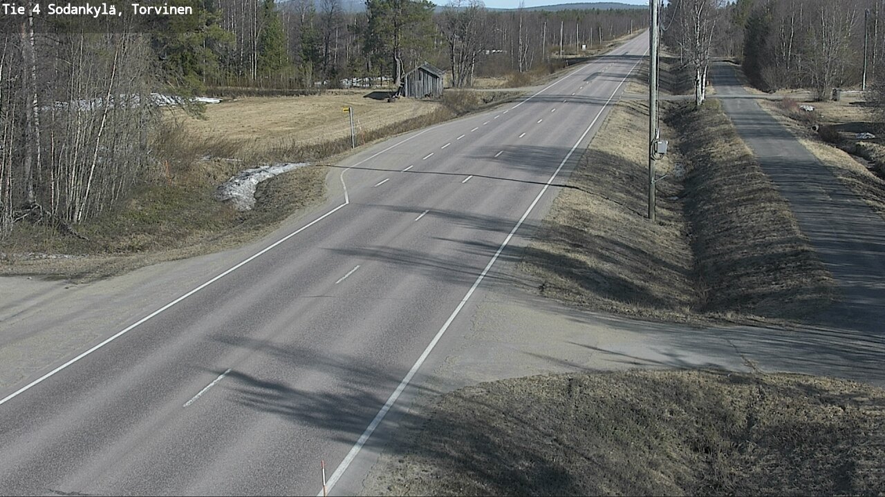 Weather Camera Image Road 4 Sodankylä, Torvinen, Sodankylä, Lappi