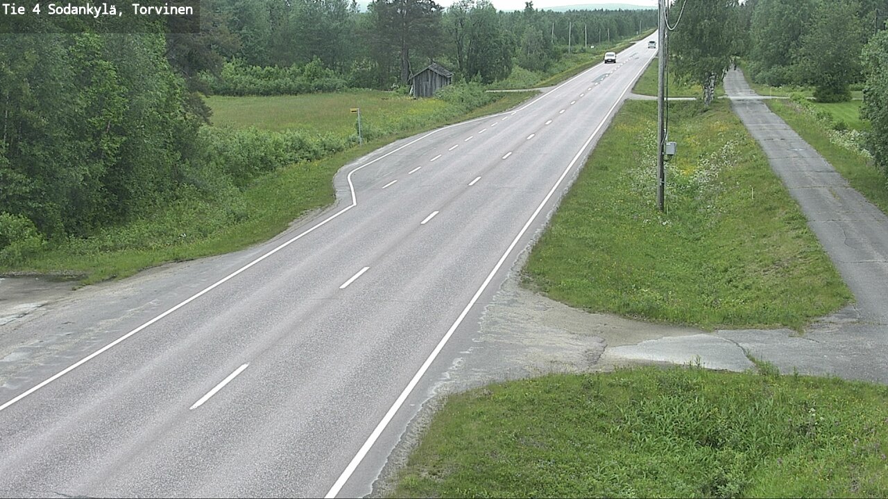 Weather Camera Image Road 4 Sodankylä, Torvinen, Sodankylä, Lappi