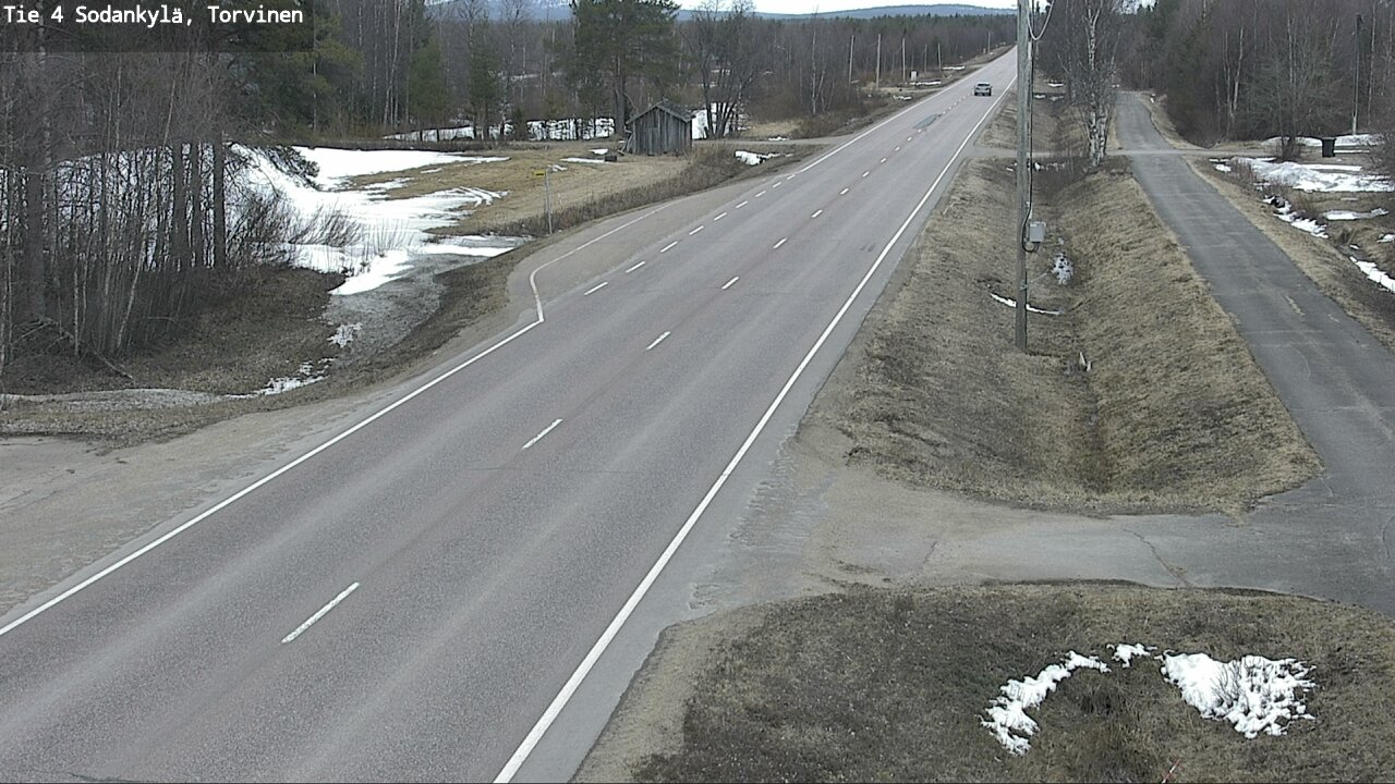 Weather Camera Image Road 4 Sodankylä, Torvinen, Sodankylä, Lappi
