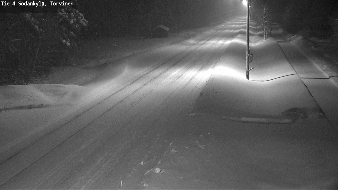 Weather Camera Image Väg 4 Sodankylä, Torvinen, Sodankylä, Lappi
