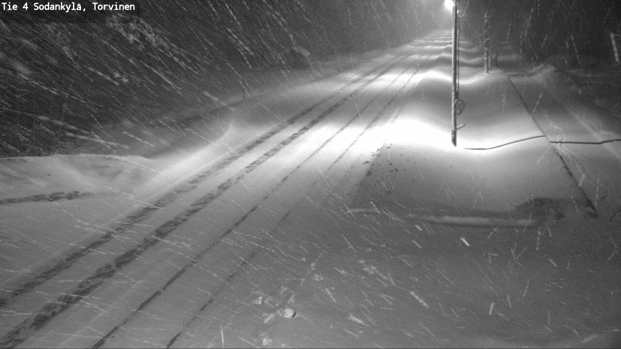Weather Camera Image Väg 4 Sodankylä, Torvinen, Sodankylä, Lappi