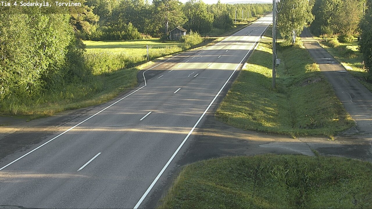 Weather Camera Image Road 4 Sodankylä, Torvinen, Sodankylä, Lappi