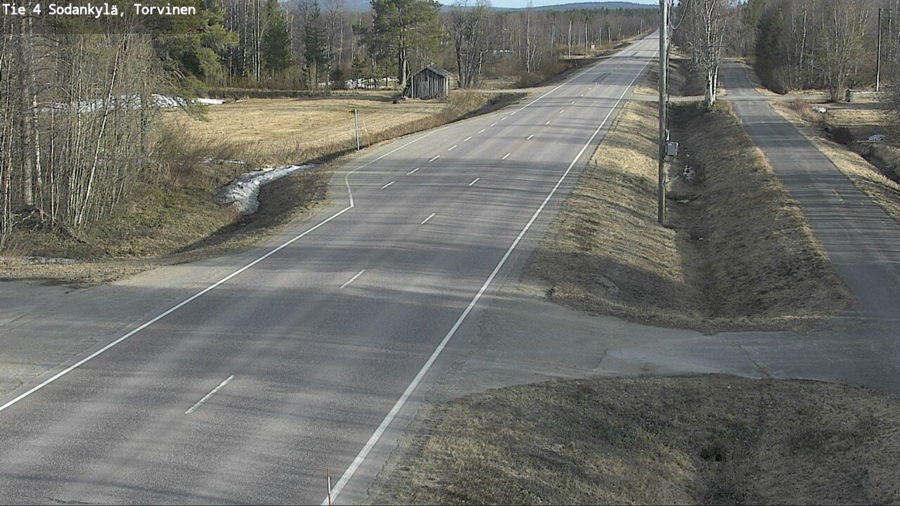 Weather Camera Image Road 4 Sodankylä, Torvinen, Sodankylä, Lappi
