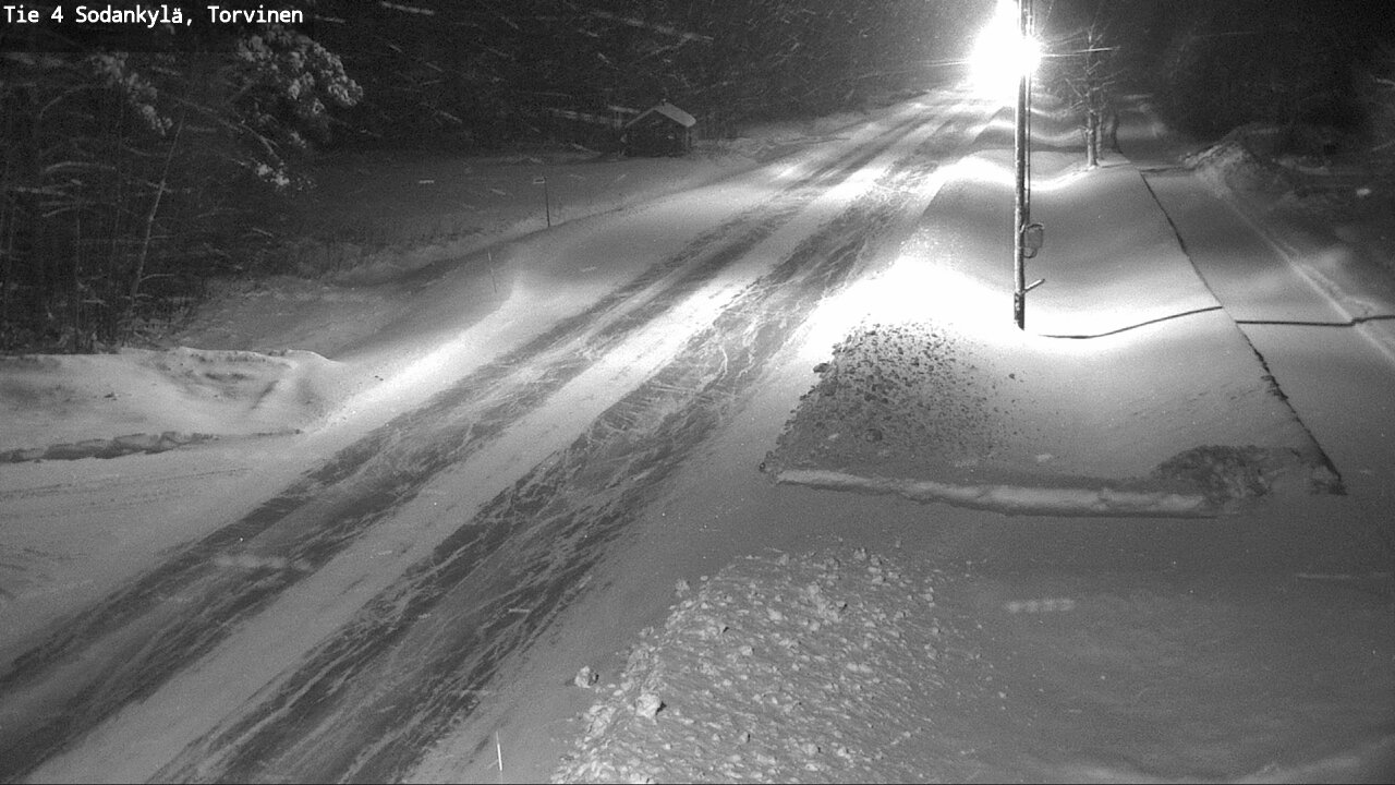 Weather Camera Image Väg 4 Sodankylä, Torvinen, Sodankylä, Lappi
