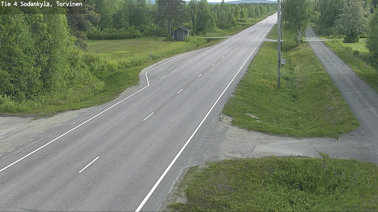 Weather Camera Image Road 4 Sodankylä, Torvinen, Sodankylä, Lappi