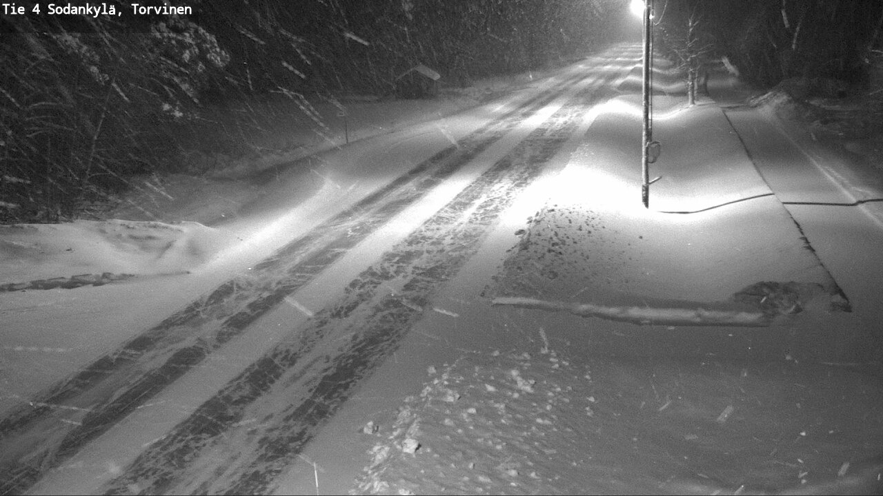 Weather Camera Image Väg 4 Sodankylä, Torvinen, Sodankylä, Lappi