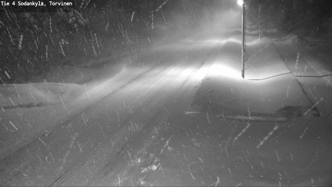 Weather Camera Image Väg 4 Sodankylä, Torvinen, Sodankylä, Lappi