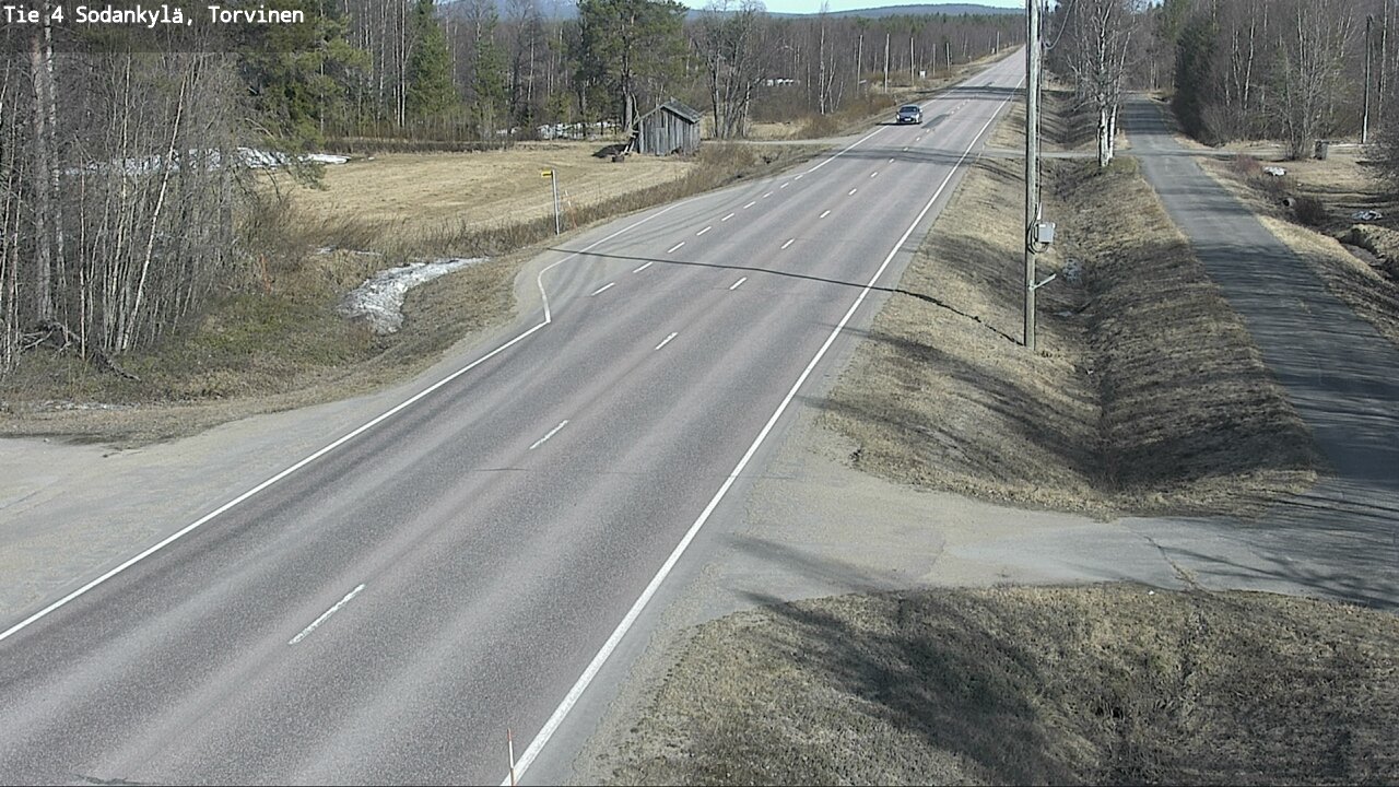 Weather Camera Image Road 4 Sodankylä, Torvinen, Sodankylä, Lappi