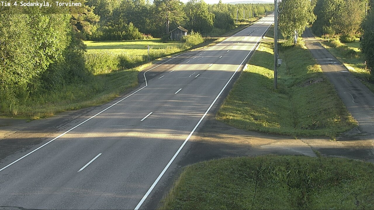 Weather Camera Image Road 4 Sodankylä, Torvinen, Sodankylä, Lappi