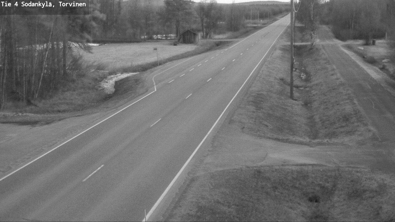 Weather Camera Image Road 4 Sodankylä, Torvinen, Sodankylä, Lappi