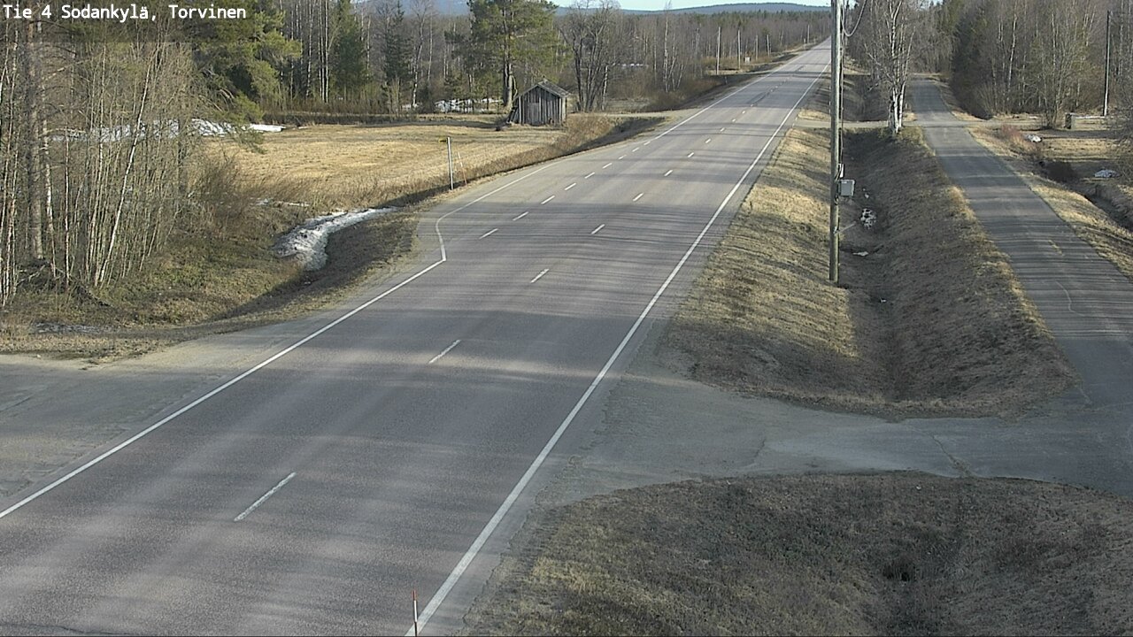Weather Camera Image Road 4 Sodankylä, Torvinen, Sodankylä, Lappi