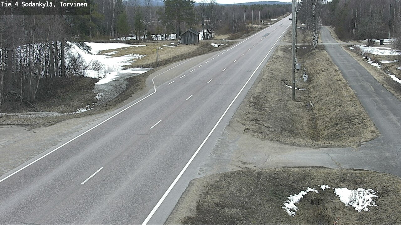 Weather Camera Image Väg 4 Sodankylä, Torvinen, Sodankylä, Lappi