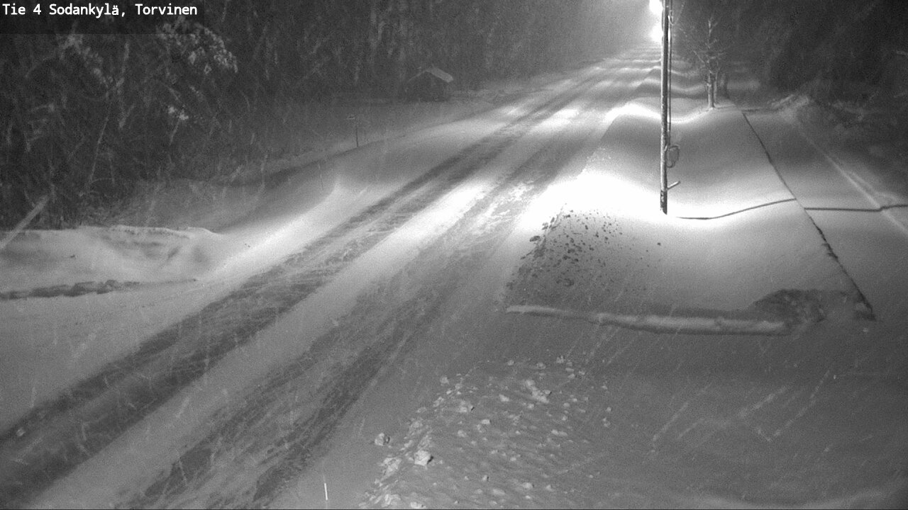 Weather Camera Image Väg 4 Sodankylä, Torvinen, Sodankylä, Lappi