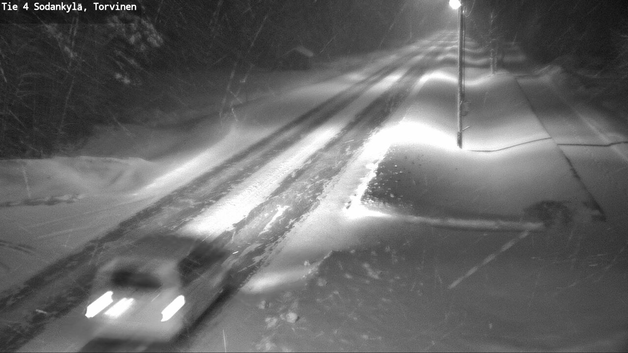 Weather Camera Image Väg 4 Sodankylä, Torvinen, Sodankylä, Lappi