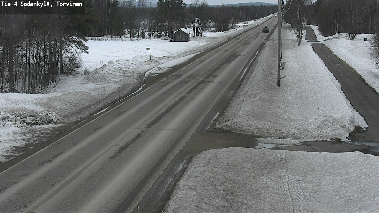 Weather Camera Image Väg 4 Sodankylä, Torvinen, Sodankylä, Lappi