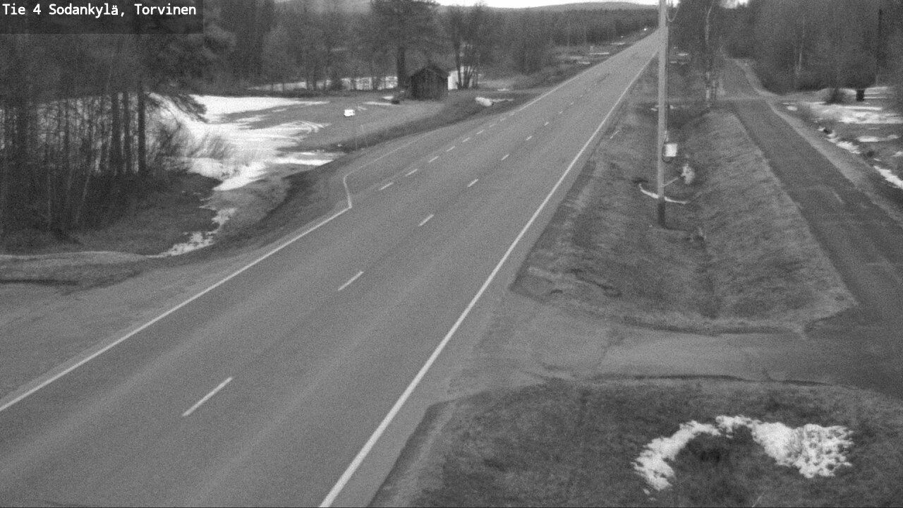 Weather Camera Image Road 4 Sodankylä, Torvinen, Sodankylä, Lappi