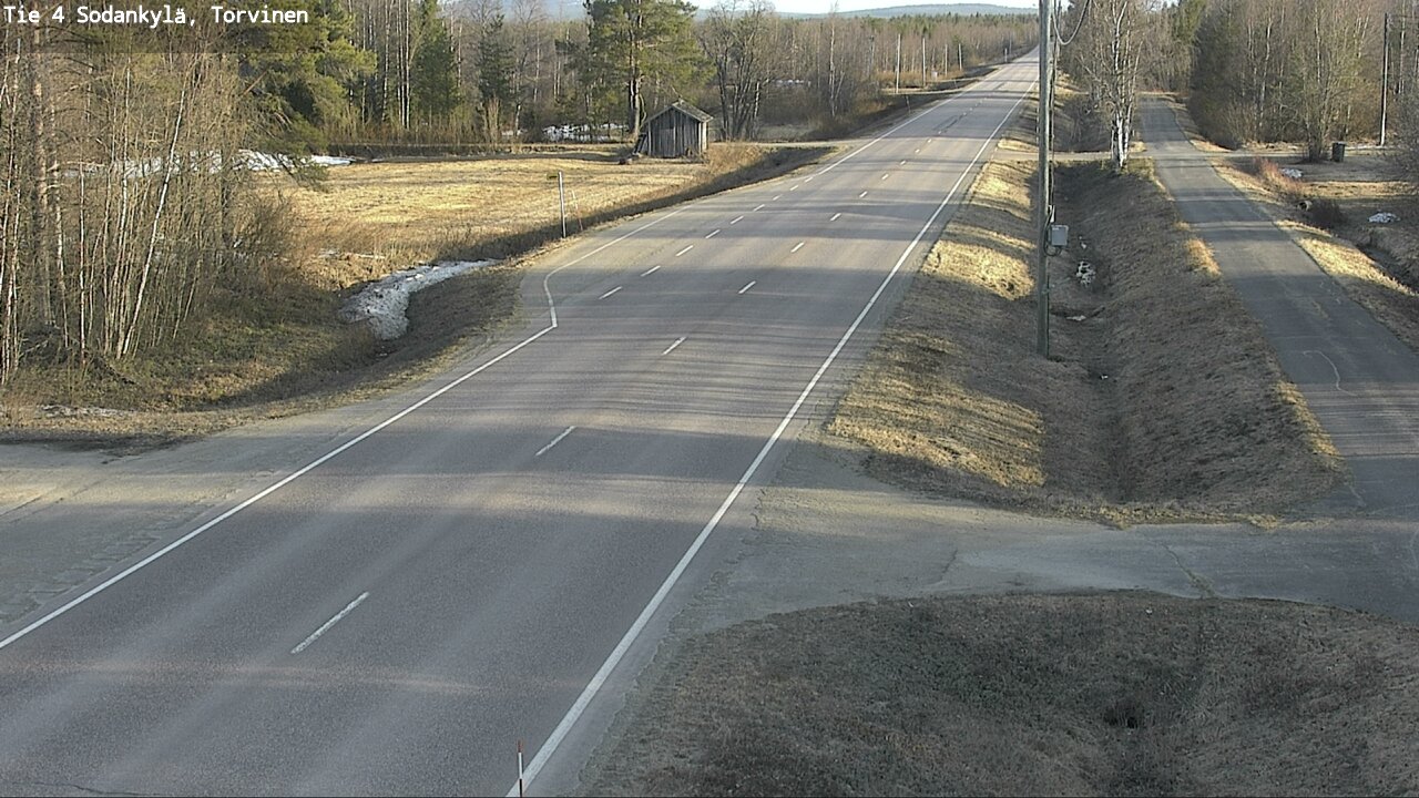 Weather Camera Image Road 4 Sodankylä, Torvinen, Sodankylä, Lappi