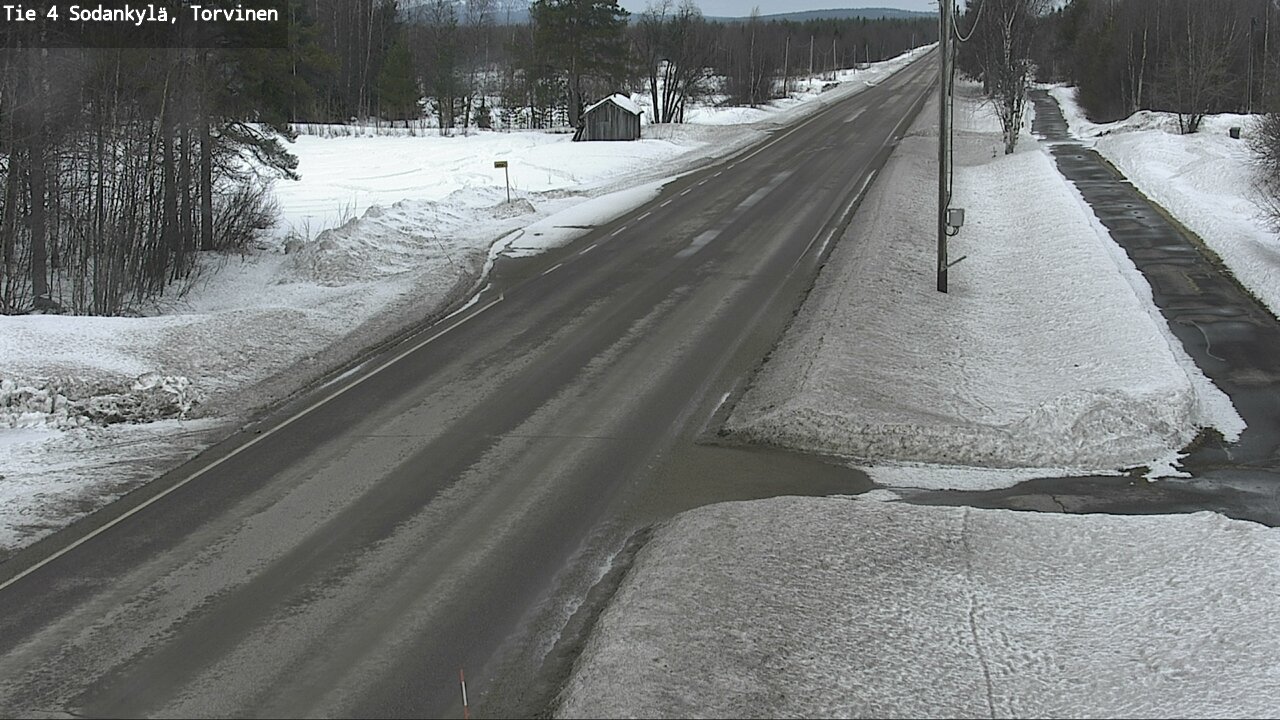 Weather Camera Image Väg 4 Sodankylä, Torvinen, Sodankylä, Lappi