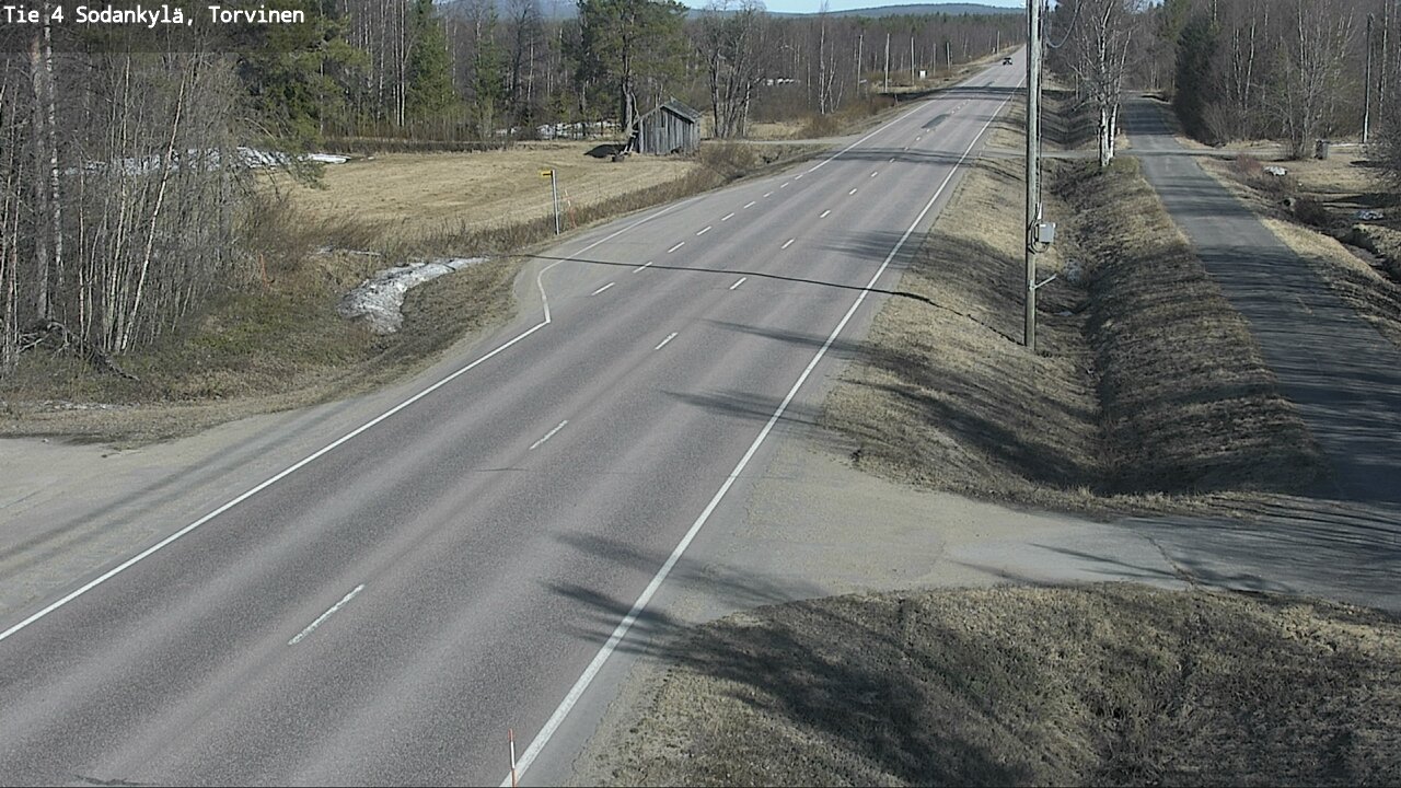 Weather Camera Image Road 4 Sodankylä, Torvinen, Sodankylä, Lappi