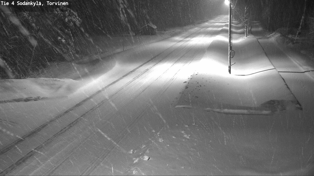 Weather Camera Image Väg 4 Sodankylä, Torvinen, Sodankylä, Lappi