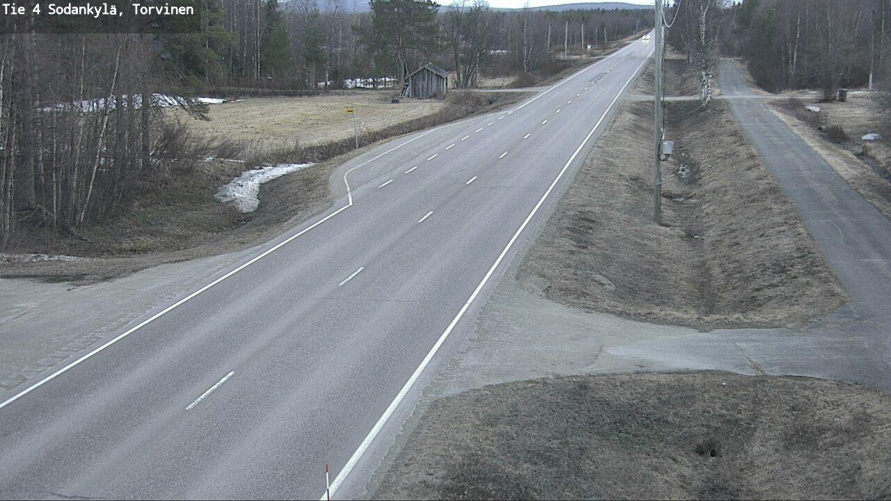 Weather Camera Image Road 4 Sodankylä, Torvinen, Sodankylä, Lappi