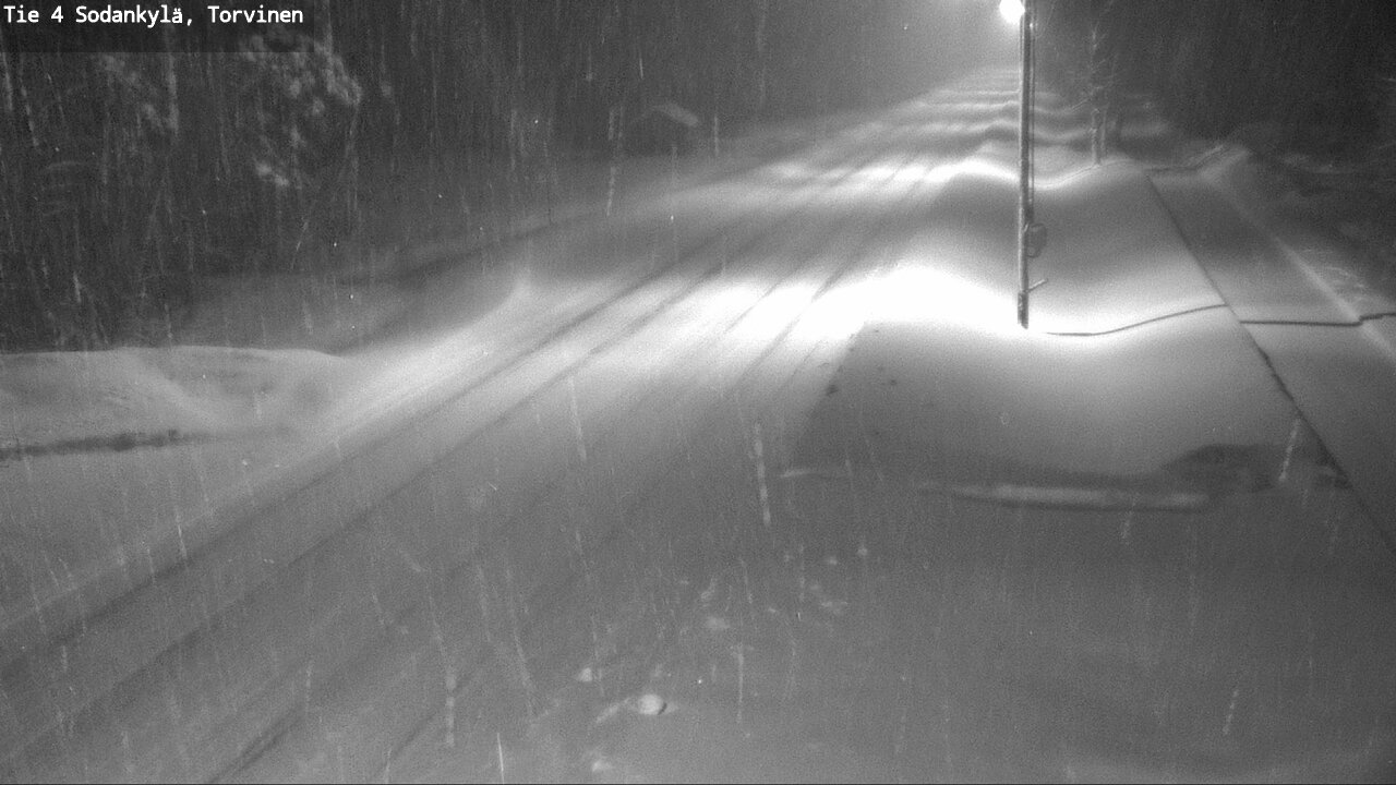 Weather Camera Image Väg 4 Sodankylä, Torvinen, Sodankylä, Lappi