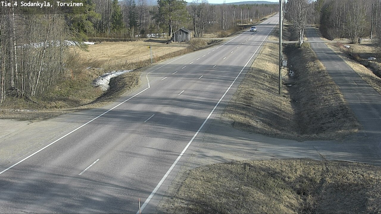 Weather Camera Image Road 4 Sodankylä, Torvinen, Sodankylä, Lappi