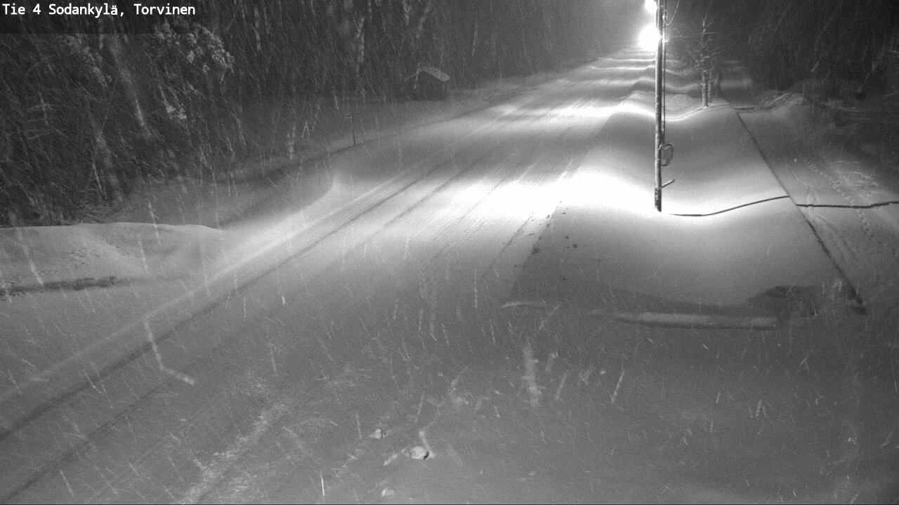 Weather Camera Image Väg 4 Sodankylä, Torvinen, Sodankylä, Lappi