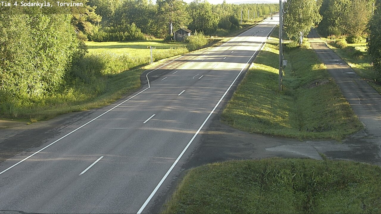 Weather Camera Image Road 4 Sodankylä, Torvinen, Sodankylä, Lappi