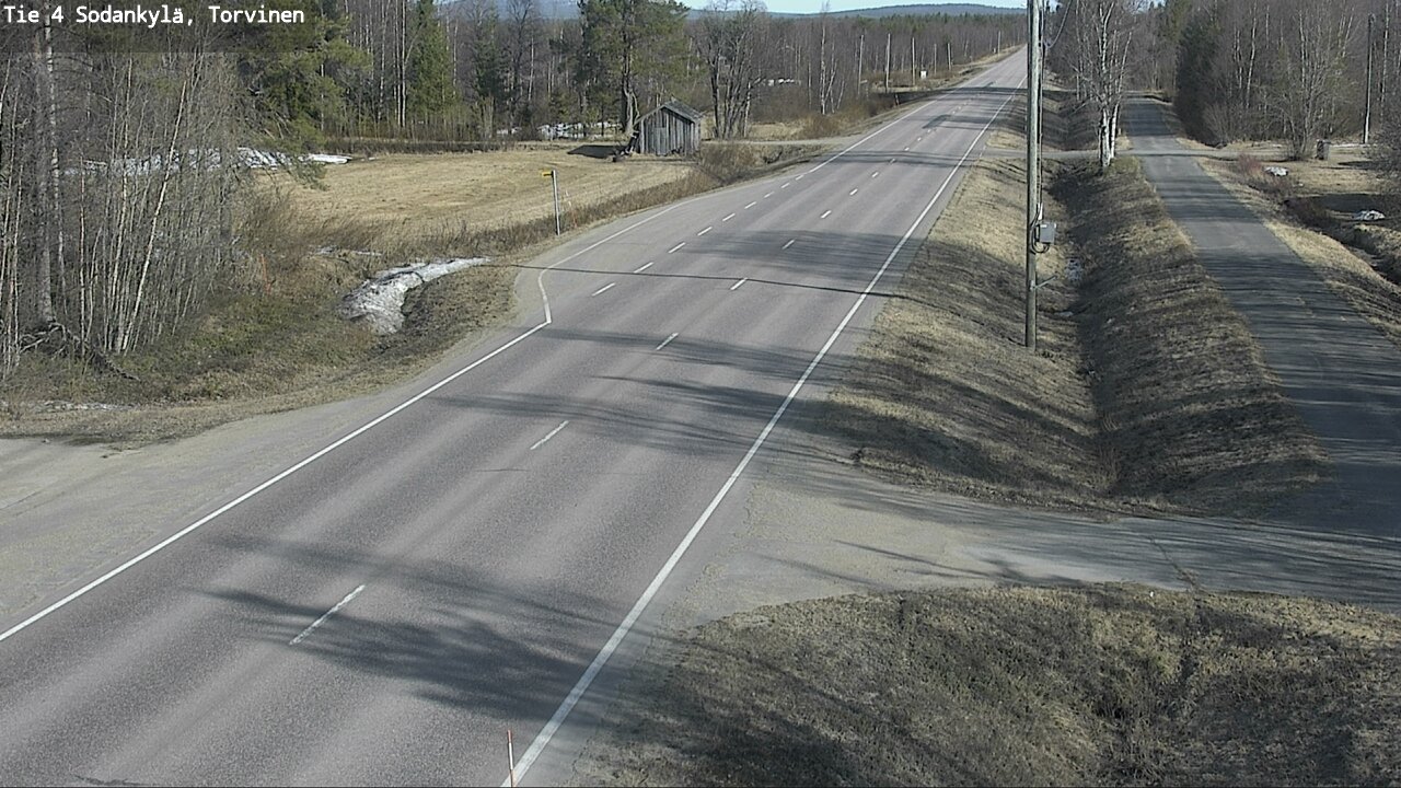Weather Camera Image Road 4 Sodankylä, Torvinen, Sodankylä, Lappi