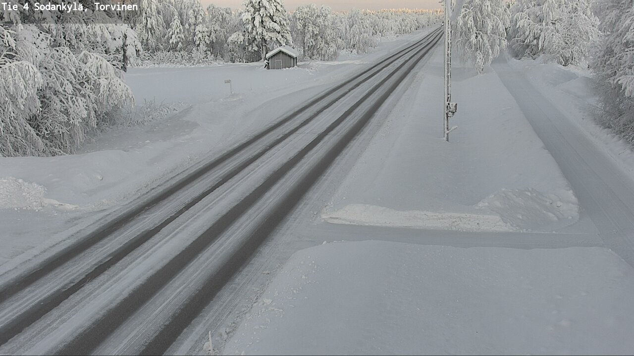 Weather Camera Image Väg 4 Sodankylä, Torvinen, Sodankylä, Lappi