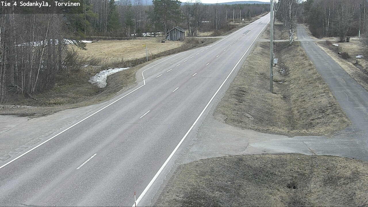 Weather Camera Image Road 4 Sodankylä, Torvinen, Sodankylä, Lappi