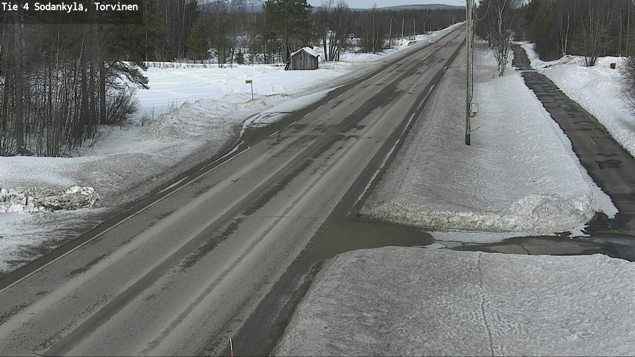 Weather Camera Image Väg 4 Sodankylä, Torvinen, Sodankylä, Lappi