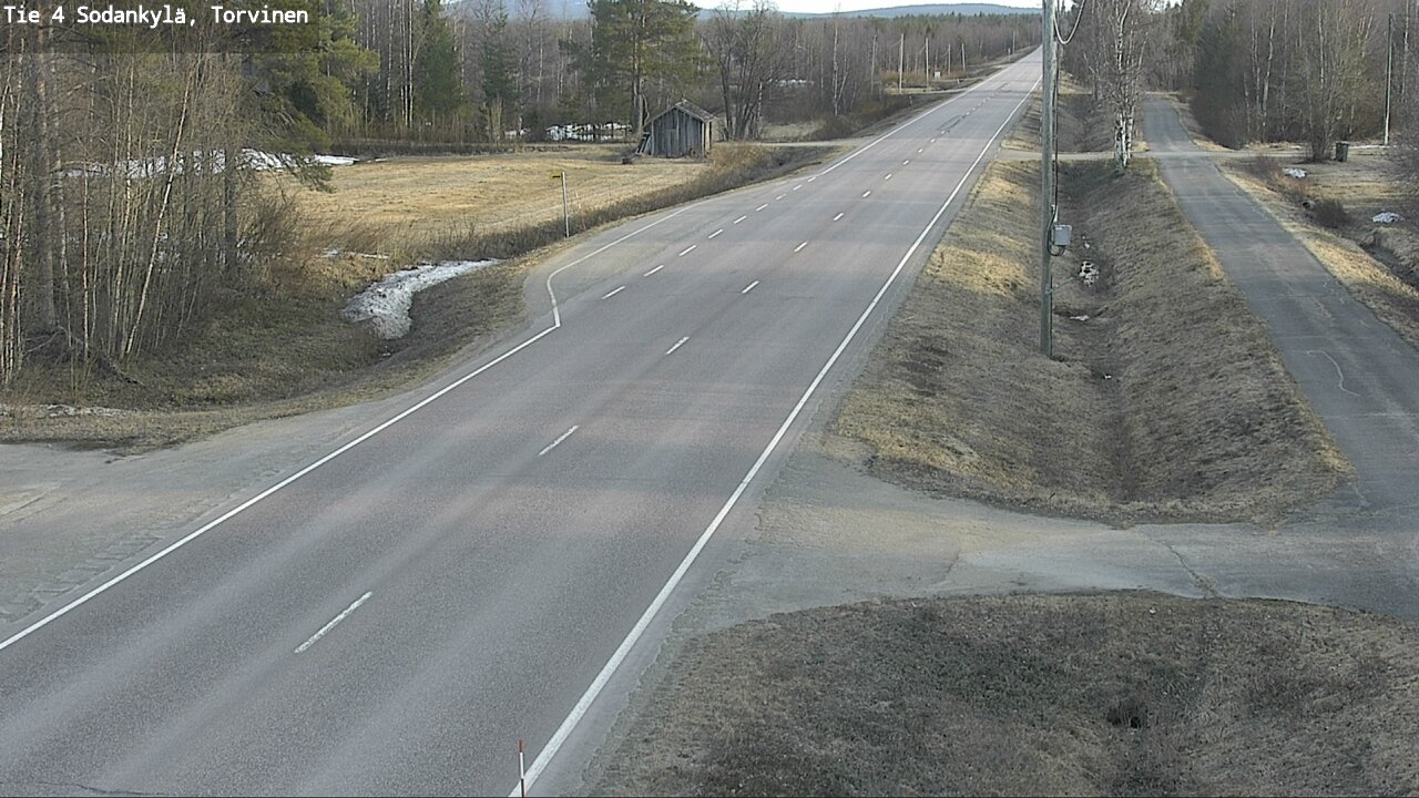 Weather Camera Image Road 4 Sodankylä, Torvinen, Sodankylä, Lappi