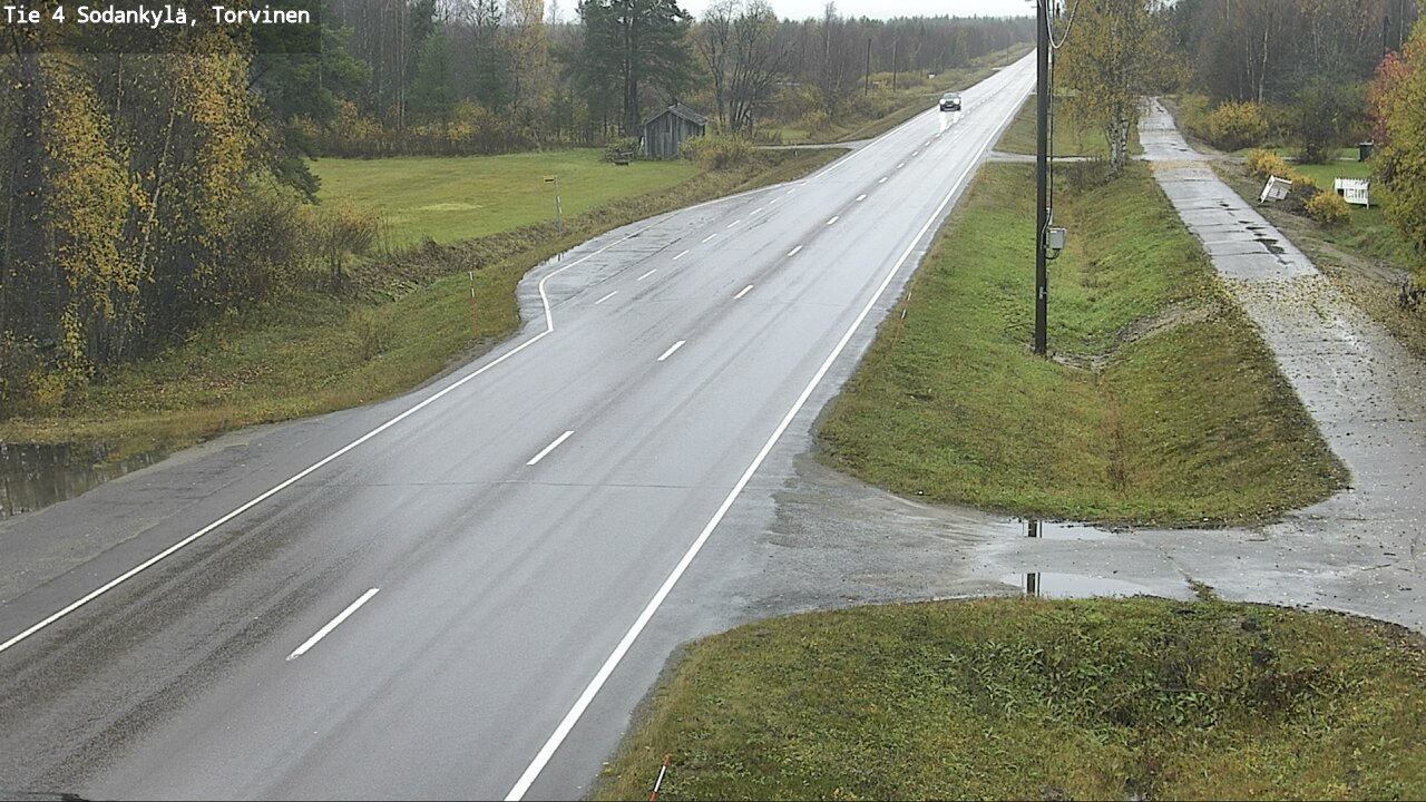 Weather Camera Image Road 4 Sodankylä, Torvinen, Sodankylä, Lappi