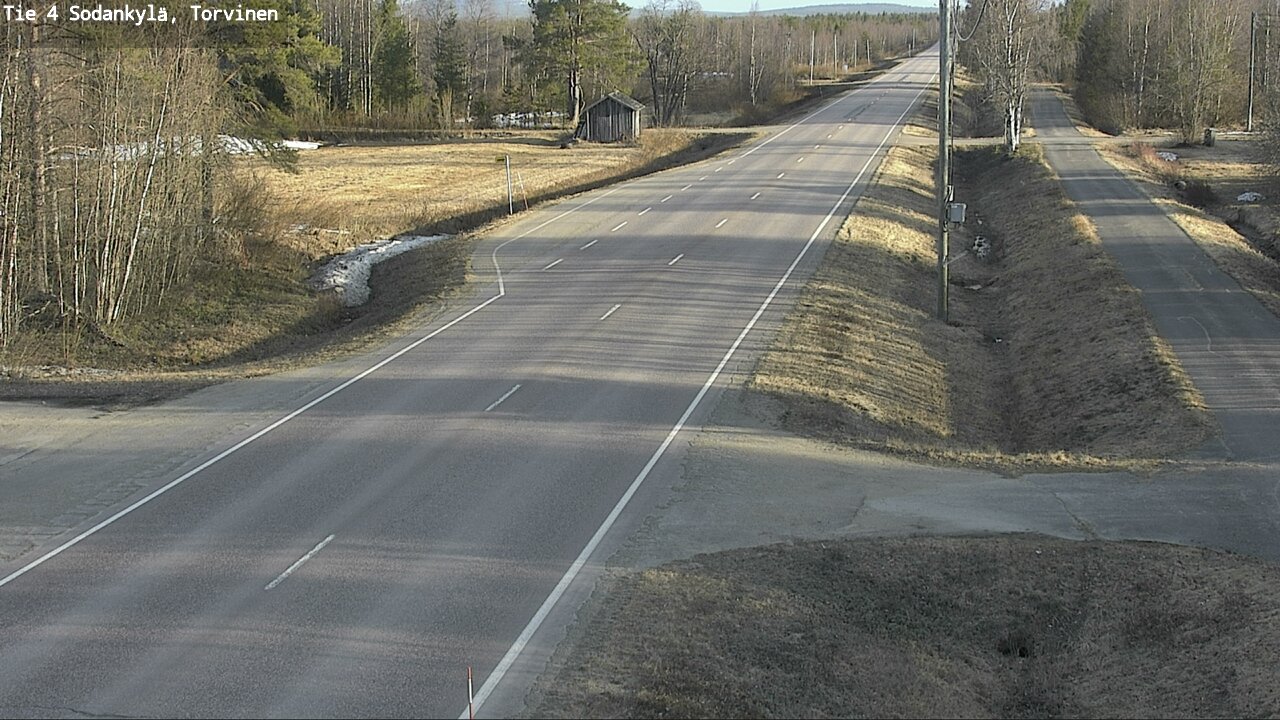 Weather Camera Image Road 4 Sodankylä, Torvinen, Sodankylä, Lappi