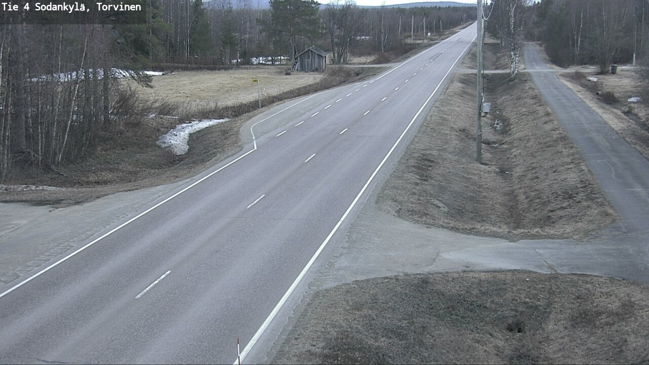 Weather Camera Image Road 4 Sodankylä, Torvinen, Sodankylä, Lappi