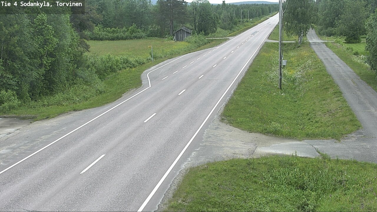 Weather Camera Image Väg 4 Sodankylä, Torvinen, Sodankylä, Lappi