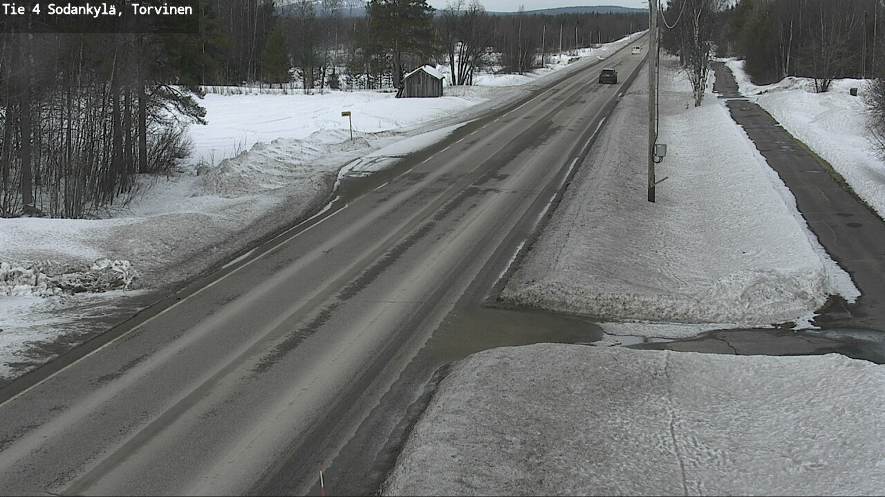 Weather Camera Image Väg 4 Sodankylä, Torvinen, Sodankylä, Lappi