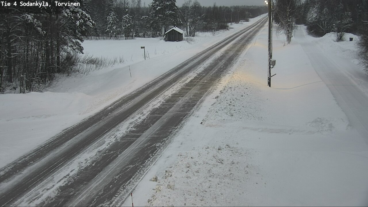 Weather Camera Image Väg 4 Sodankylä, Torvinen, Sodankylä, Lappi