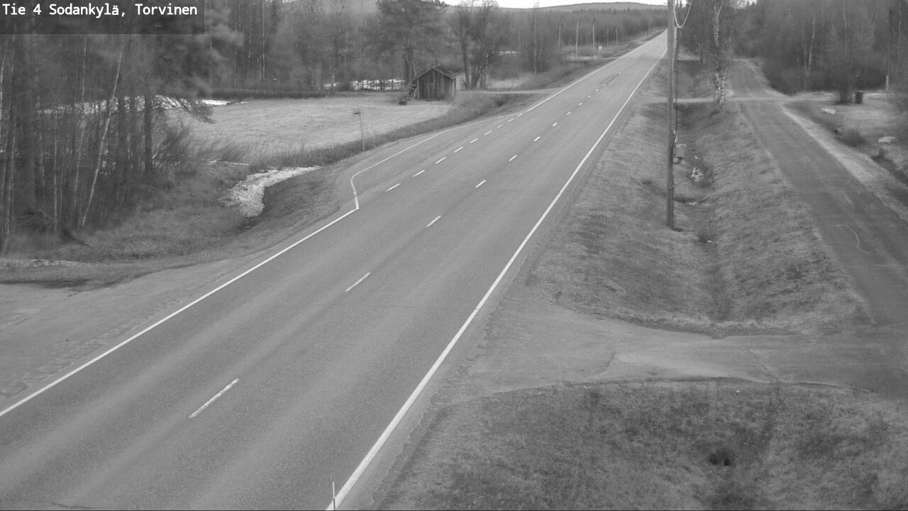 Weather Camera Image Road 4 Sodankylä, Torvinen, Sodankylä, Lappi